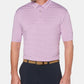 Camisa polo masculina listrada de manga curta PGA Tour, roxa, tamanho XX-G