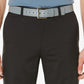 Shorts masculinos PGA Tour Big and Tall com frente plana, preto, tamanho 50