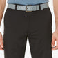 Shorts masculinos PGA Tour Big and Tall com frente plana, preto, tamanho 52