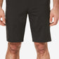 Shorts masculinos PGA Tour Big and Tall com frente plana, preto, tamanho 52