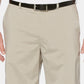 Shorts de performance masculinos PGA Tour Classic Fit Stretch Heather, marrom, tamanho 40