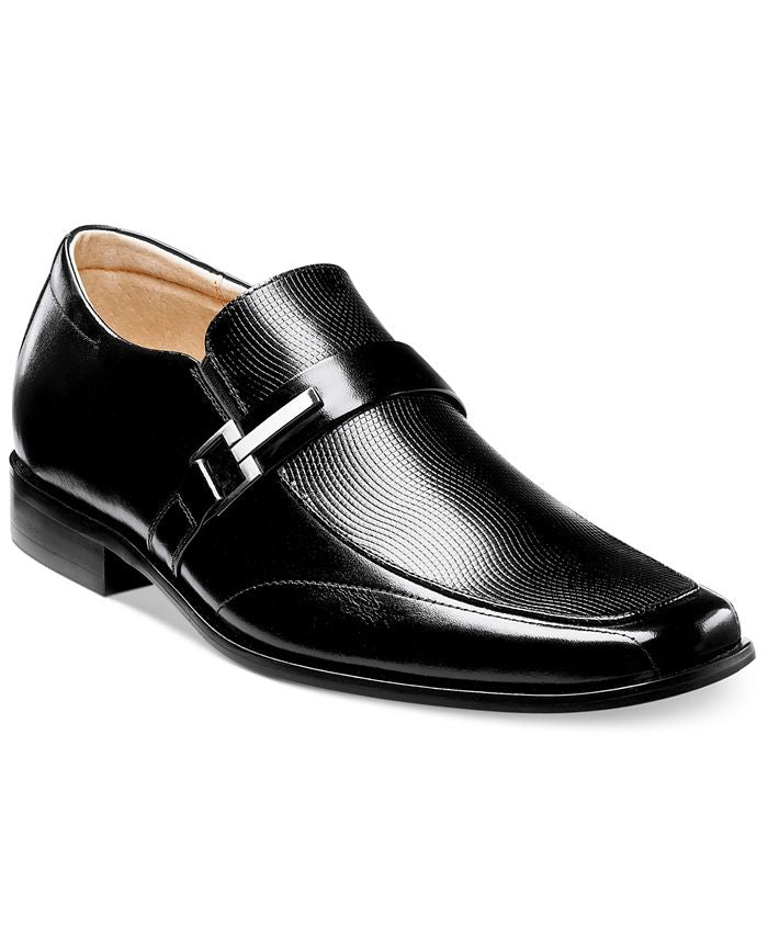 Stacy Adams Beau Bit Mocassim Perfurado Masculino Preto Tamanho 10,5 M