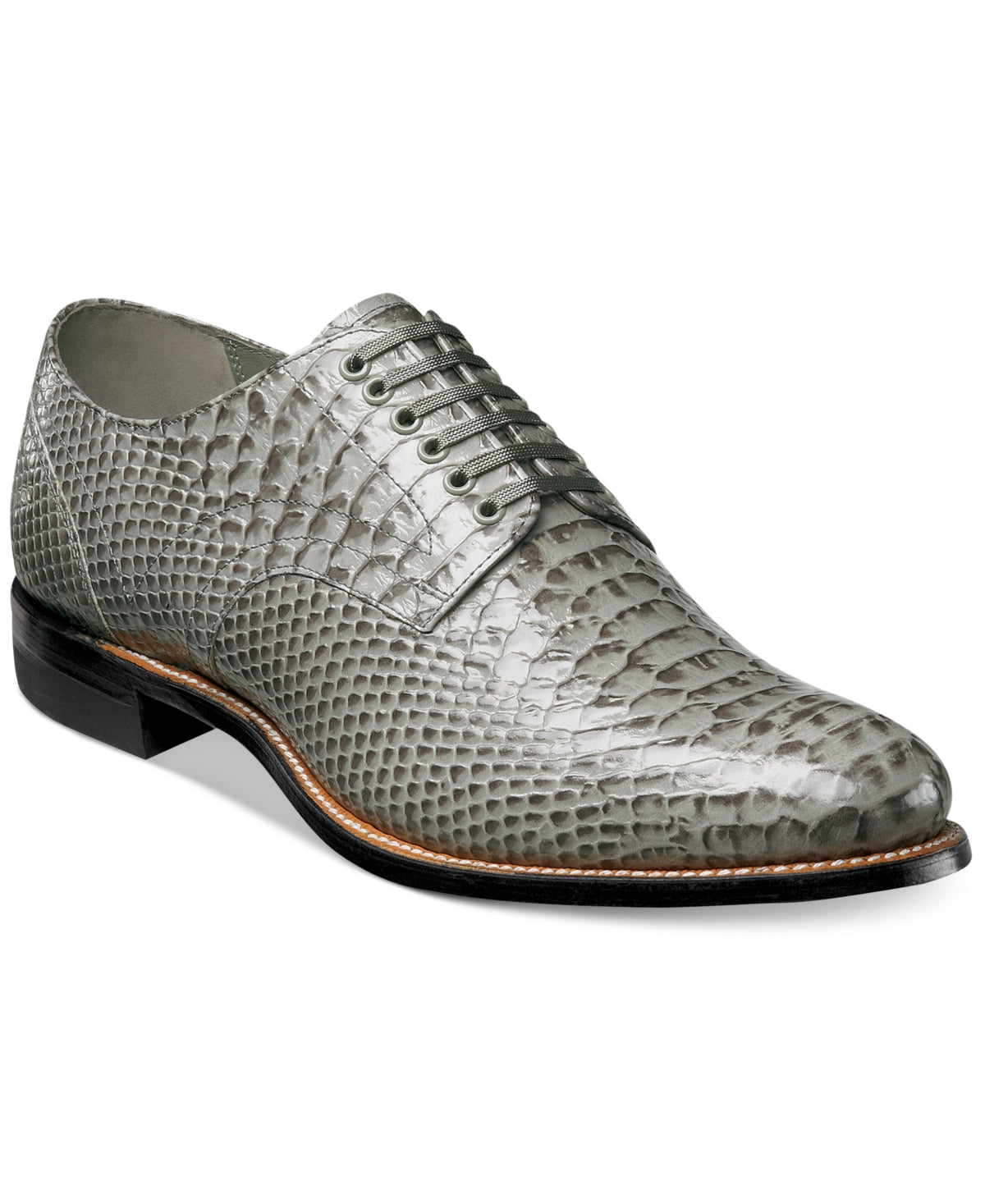 Sapatos Madison Oxford Stacy Adams Masculinos Cinza Tamanho 11 D