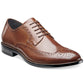 Sapatos Oxford Stacy Adams Garrison Wing Tip Masculinos Marrom Tamanho 8,5 M