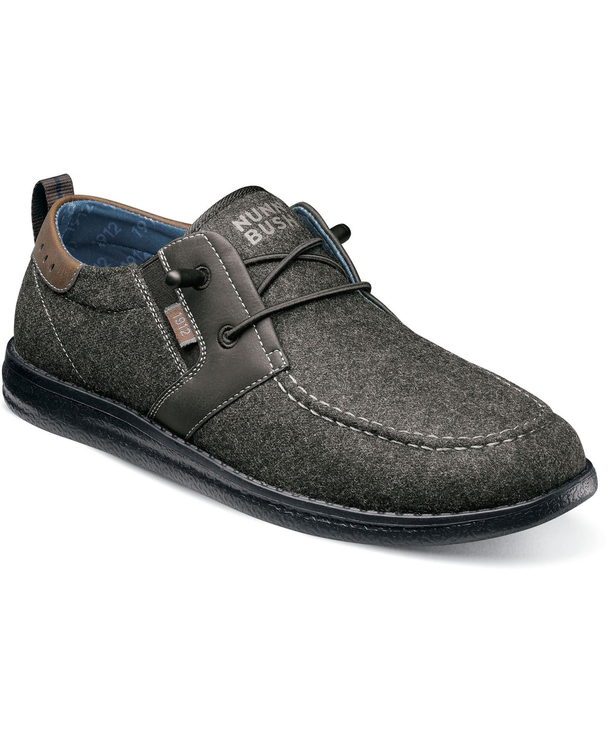Tênis Nunn Bush Brewski Mocassim Masculino Sem Cadarço Preto Tamanho 7,5 M