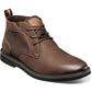 Botas Nunn Bush Denali masculinas resistentes à água, bico liso, marrom, tamanho 10,5 W