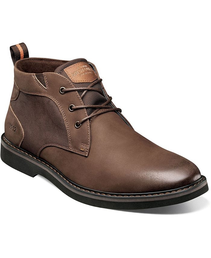 Botas Nunn Bush Denali masculinas resistentes à água, bico liso, marrom, tamanho 10,5 W