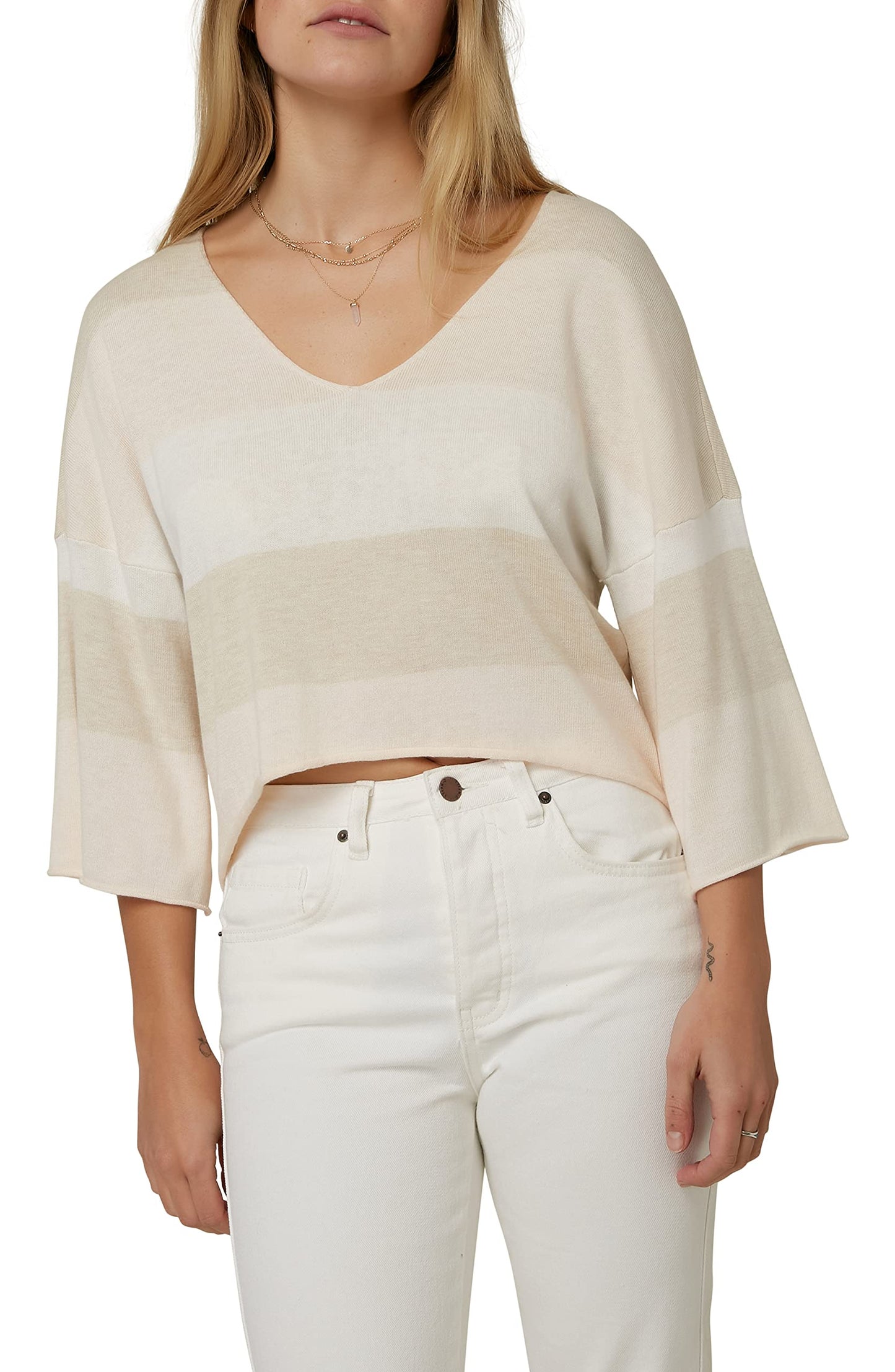 O'NEILL Mila Sweaters Long Sleeve White L