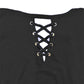 Thalia Sodi Cardigan feminino com amarração nas costas, preto, tamanho pequeno