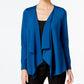 Thalia Sodi Cardigan feminino com amarração nas costas e alças largas, azul