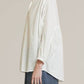 Grade & Gather - Oversize Round Yoke Button Down Shirt