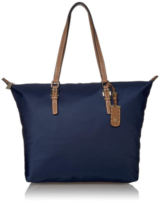 Tommy Hilfiger Julia Zipper Nylon Tote Feminina Azul Tamanho Regular