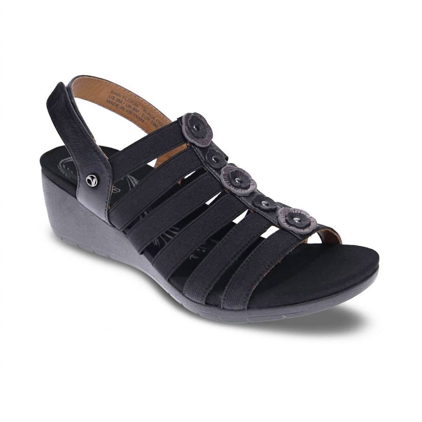 Revere - Women's Bari Floral Wedge Sandal