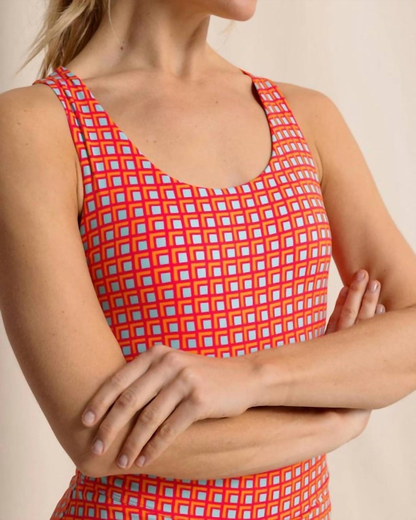 Southern Tide - Natalie Printed Cross Back Tank