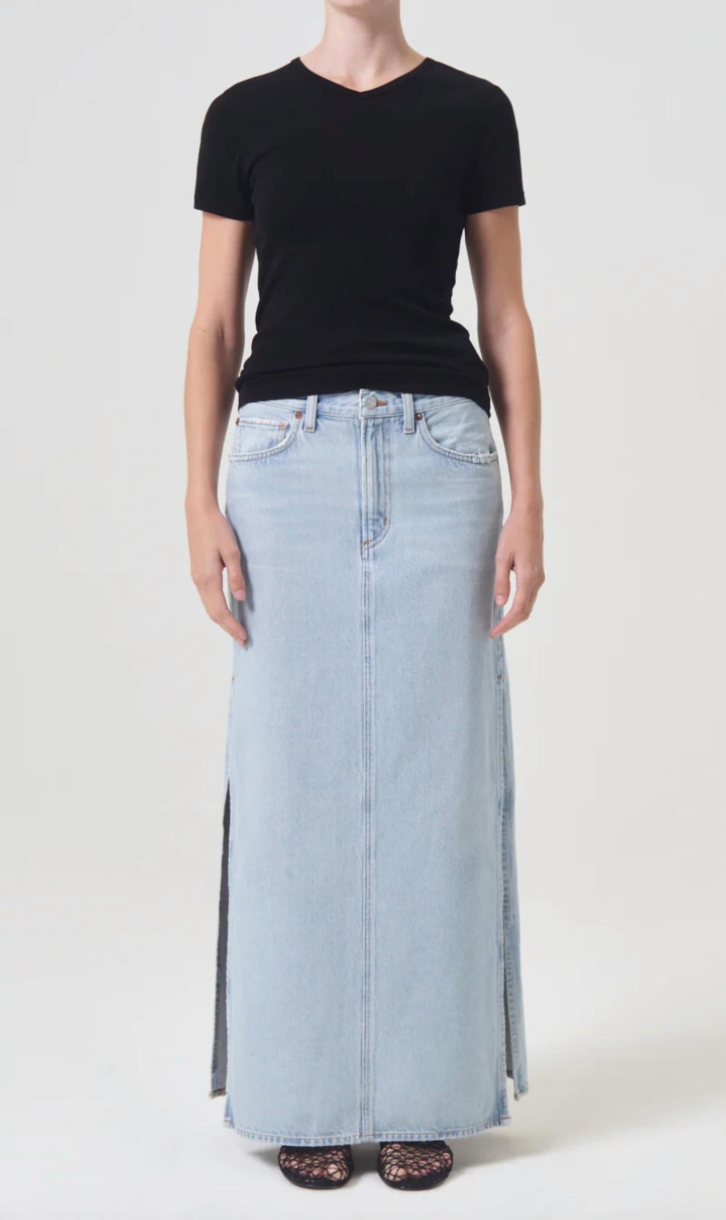 Agolde - Astrid Slice Maxi Skirt