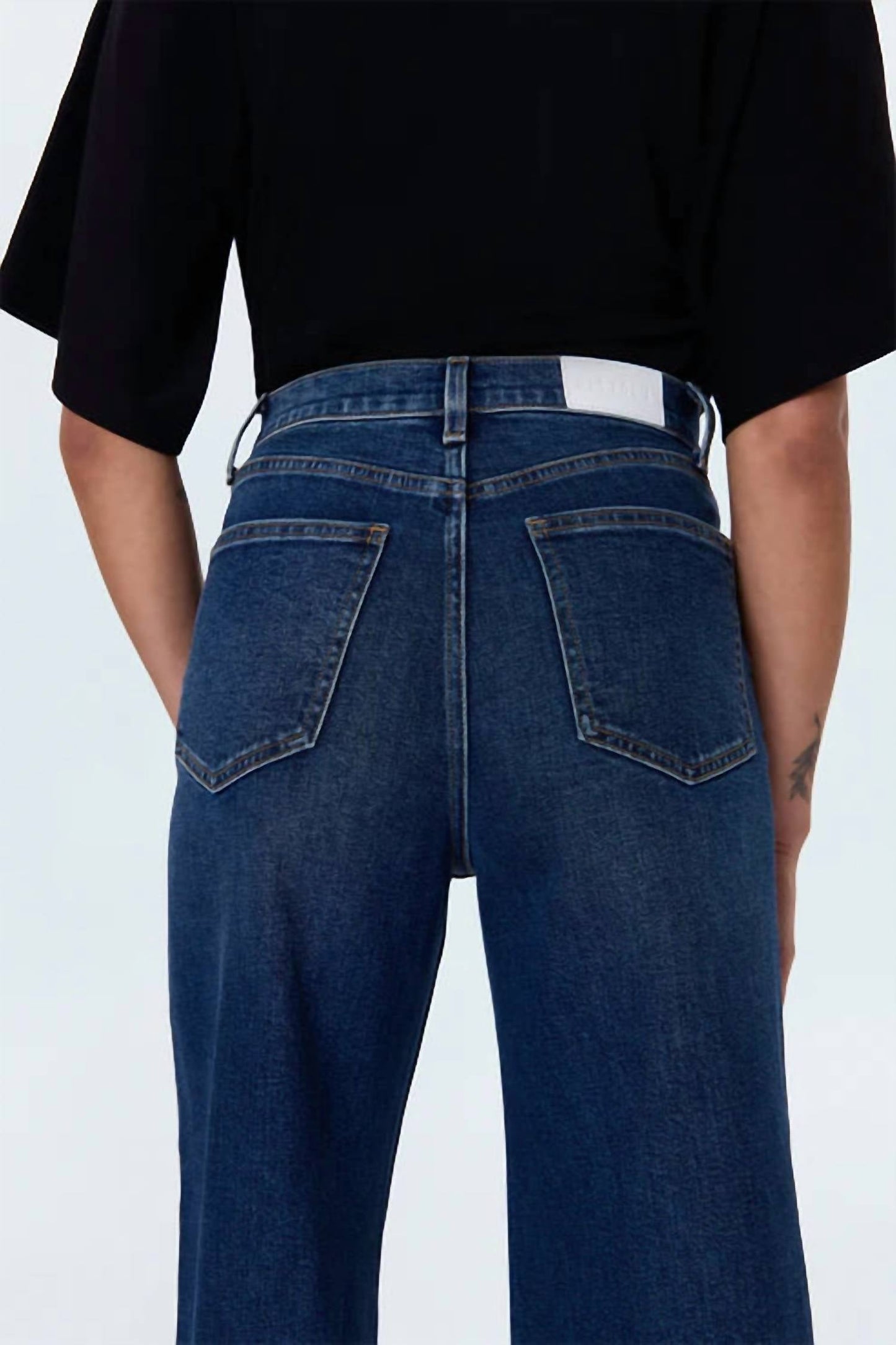 Pistola - Women's Lana Crop High Rise Ultra Wide Leg Jean