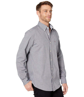 Camisa Tommy Hilfiger Masculina Classic Fit Mangas Compridas Botão XXL