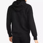 Tommy Hilfiger Moletom com capuz masculino com cordão e zíper, preto, tamanho pequeno