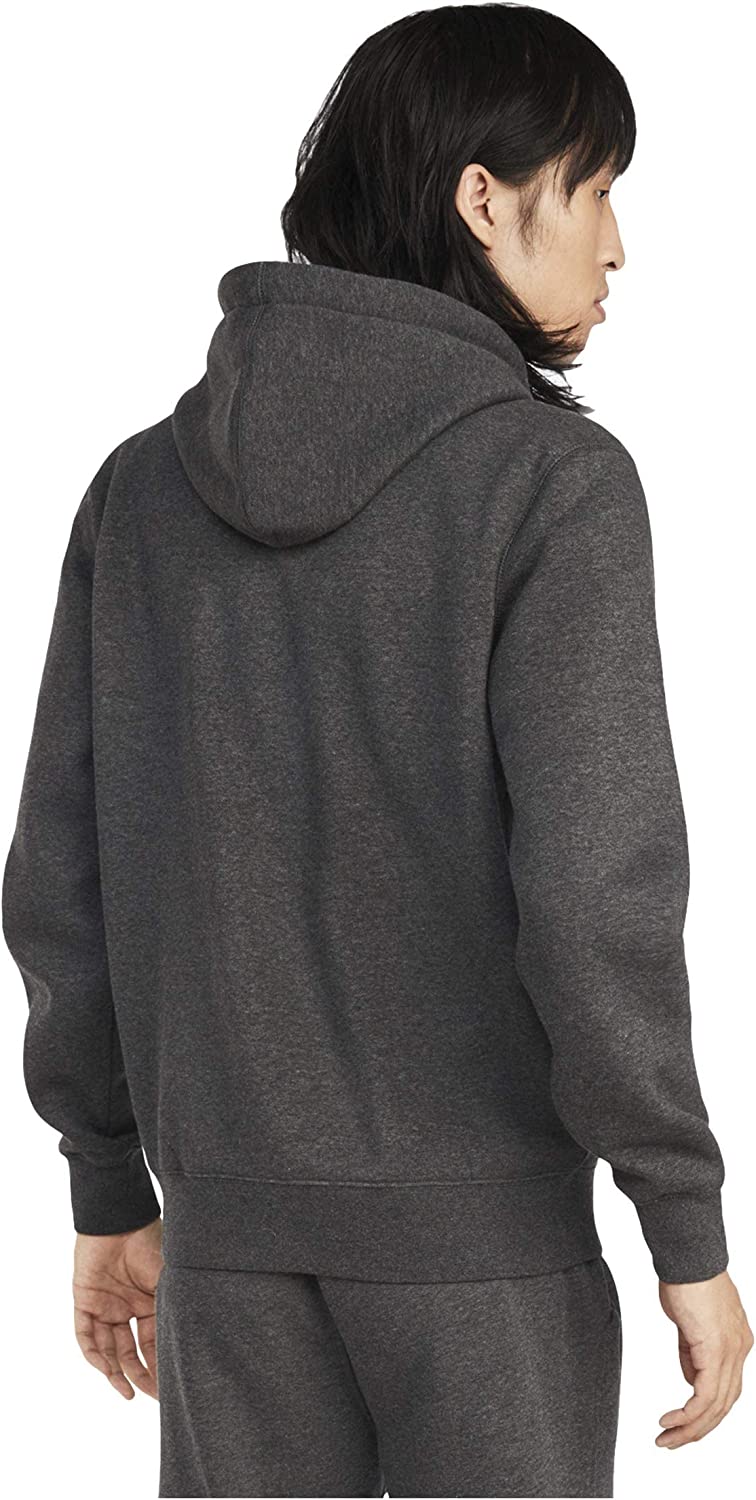 Tommy Hilfiger Moletom com capuz masculino com cordão e zíper, cinza, tamanho grande