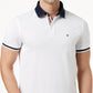 Tommy Hilfiger Polo Sanders Masculino Custom Fit Contrast Trim Branco Tamanho XXX-G