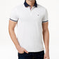 Tommy Hilfiger Polo Sanders Masculino Custom Fit Contrast Trim Branco Tamanho XXX-G