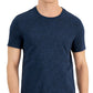 Camisa Calvin Klein Masculina Estampada com Logotipo Azul Tamanho Médio