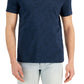 Camisa Calvin Klein Masculina Estampada com Logotipo Azul Tamanho Médio