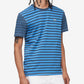 Camiseta Calvin Klein Masculina Listrada Rugby Azul Tamanho P