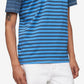Camiseta Calvin Klein Masculina Listrada Rugby Azul Tamanho P