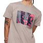 Camiseta Calvin Klein Masculina Relaxed Fit com Estampa Gráfica e Logotipo Cinza Tamanho Médio