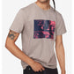 Camiseta Calvin Klein Masculina Relaxed Fit com Estampa Gráfica e Logotipo Cinza Tamanho XXG