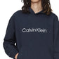 Calvin Klein Masculino Relaxed Fit Standard Logo Terry Hoodie Azul Tamanho XX-G