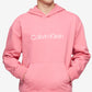 Calvin Klein Masculino Relaxed Fit Standard Logo Terry Hoodie Rosa Tamanho P
