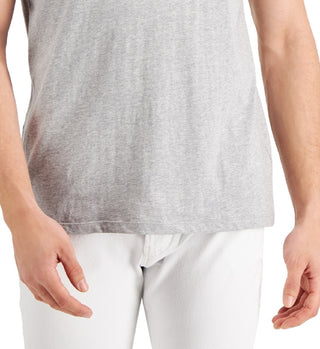 Camiseta Calvin Klein Masculina Box Logo Graphic Cinza Tamanho Grande