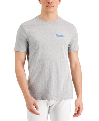 Calvin Klein Men's Box Logo Graphic T-Shirt Gray Size Large