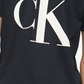Camiseta Calvin Klein Masculina com Logotipo Monograma e Estampa Preta Tamanho XXG