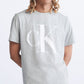 Camiseta Calvin Klein Masculina com Logotipo Monograma Cinza Tamanho XXG