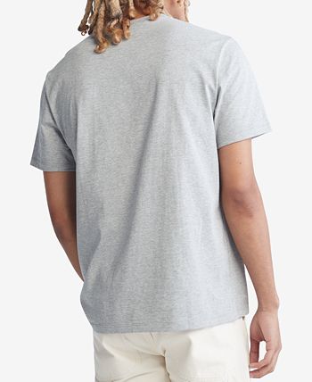 Camiseta Calvin Klein Masculina com Logotipo Monograma Cinza Tamanho XXG