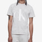 Camiseta Calvin Klein Masculina com Logotipo Monograma Cinza Tamanho XXG