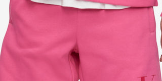 Calvin Klein Shorts Masculino Casual com Cordão Elástico Rosa