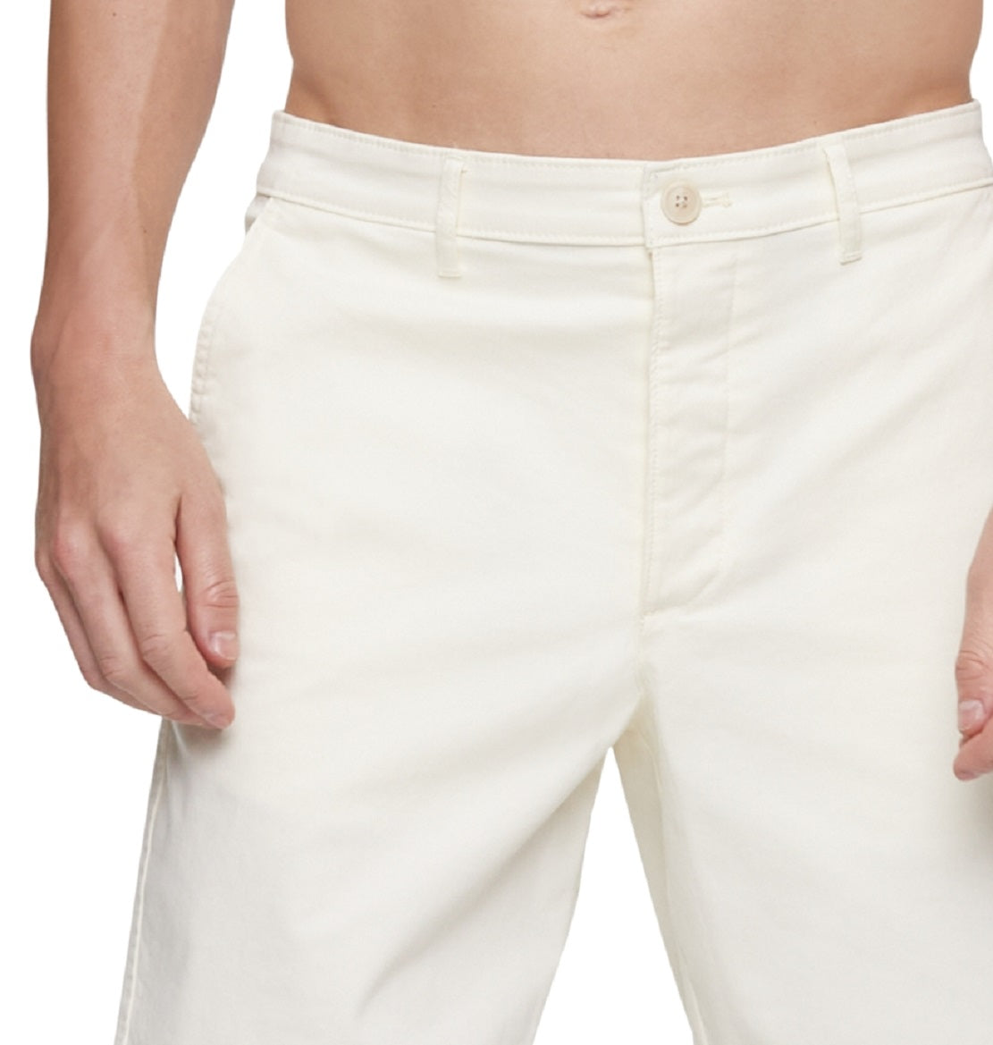 Calvin Klein Shorts Chino Masculino Marrom Tamanho 36