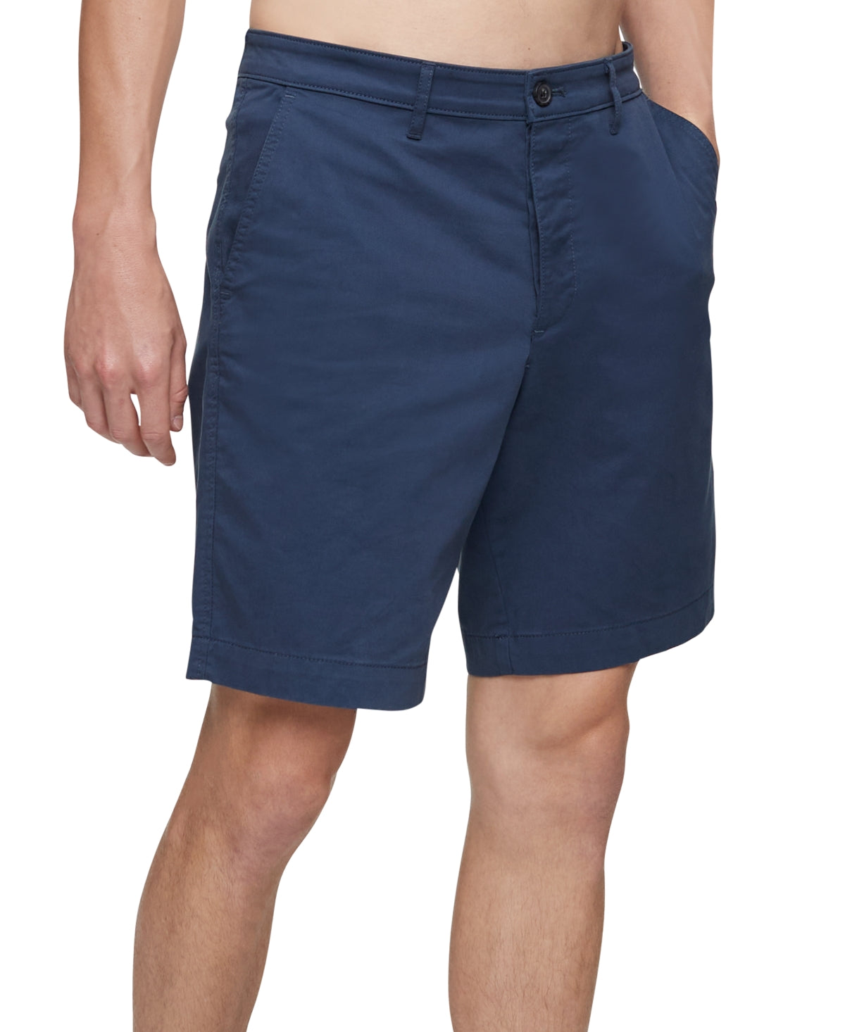 Calvin Klein Shorts Chino Masculino Azul Tamanho 34