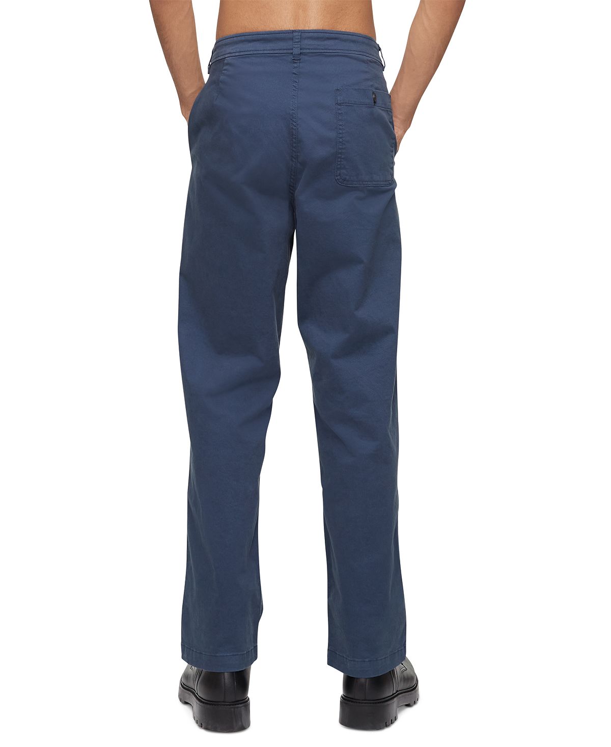 Calça Chino Calvin Klein Masculina Relaxed Fit Azul Tamanho 30