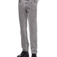 Calça Jeans Masculina Calvin Klein Slim Straight Fit Stretch Cinza Tamanho 33X30