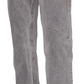 Calça Jeans Masculina Calvin Klein Slim Straight Fit Stretch Cinza Tamanho 33X32