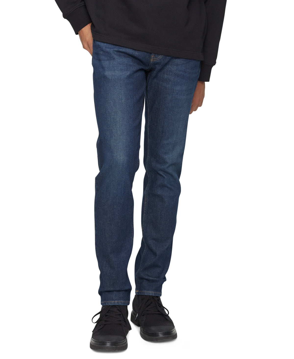 Calça Jeans Slim Fit Stretch Masculina Calvin Klein Azul Tamanho 31X30