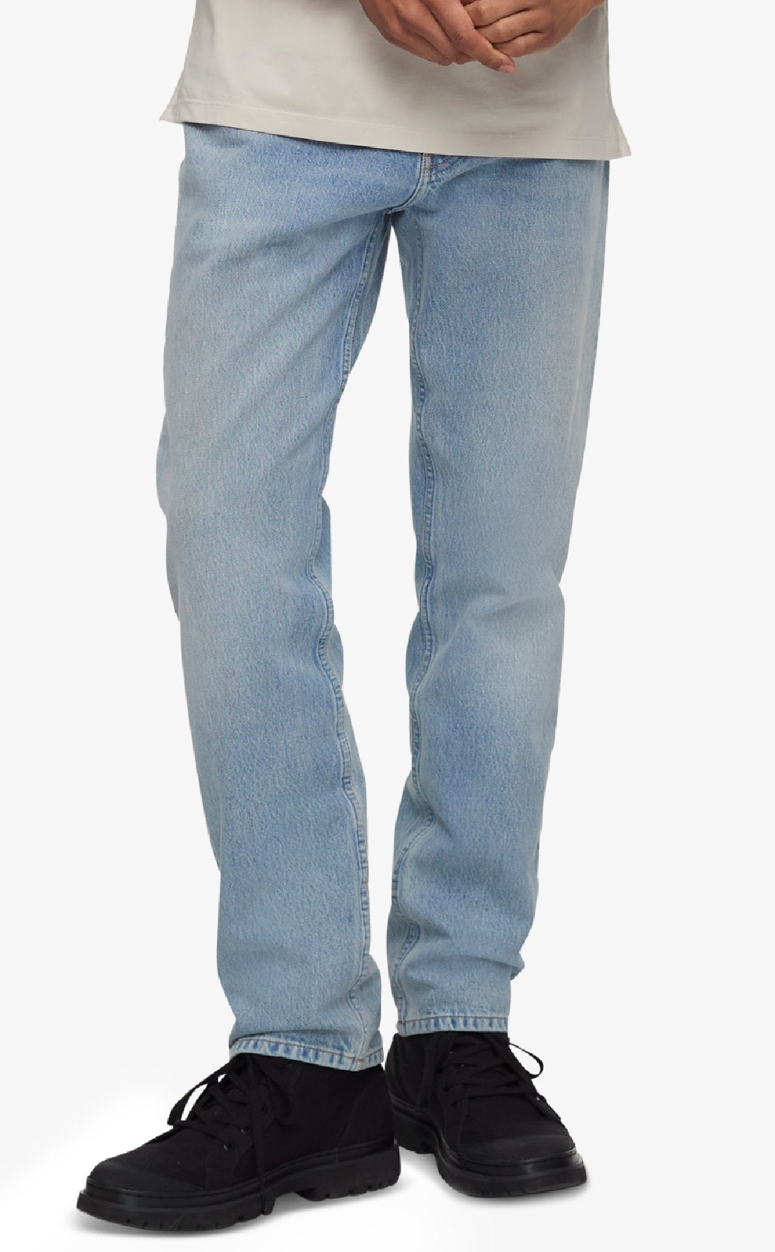 Calça Jeans Masculina Calvin Klein Slim Straight Fit Stretch Azul Tamanho 31X30