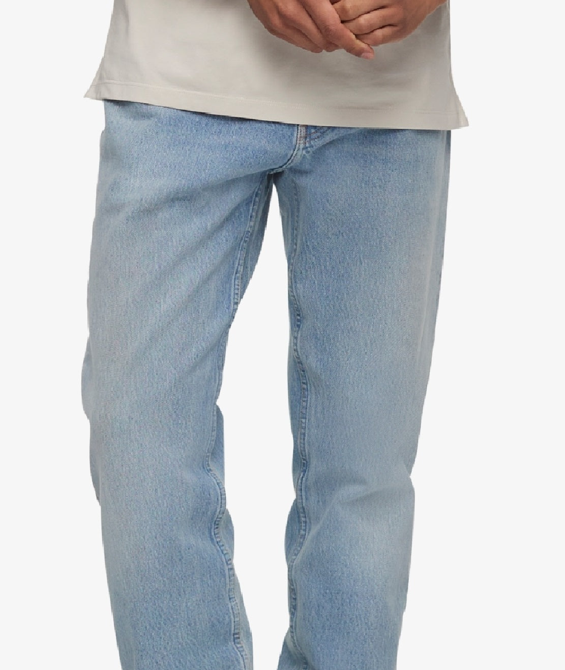 Calça Jeans Masculina Calvin Klein Slim Straight Fit Stretch Azul Tamanho 31X30