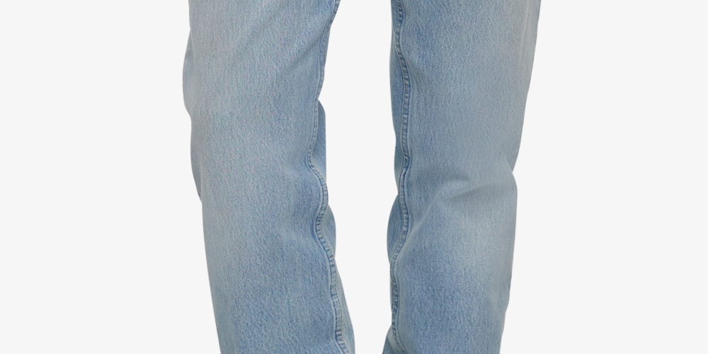 Calça Jeans Masculina Calvin Klein Slim Straight Fit Stretch Azul Tamanho 33X30