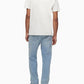 Calça Jeans Masculina Calvin Klein Slim Straight Fit Stretch Azul Tamanho 34X32